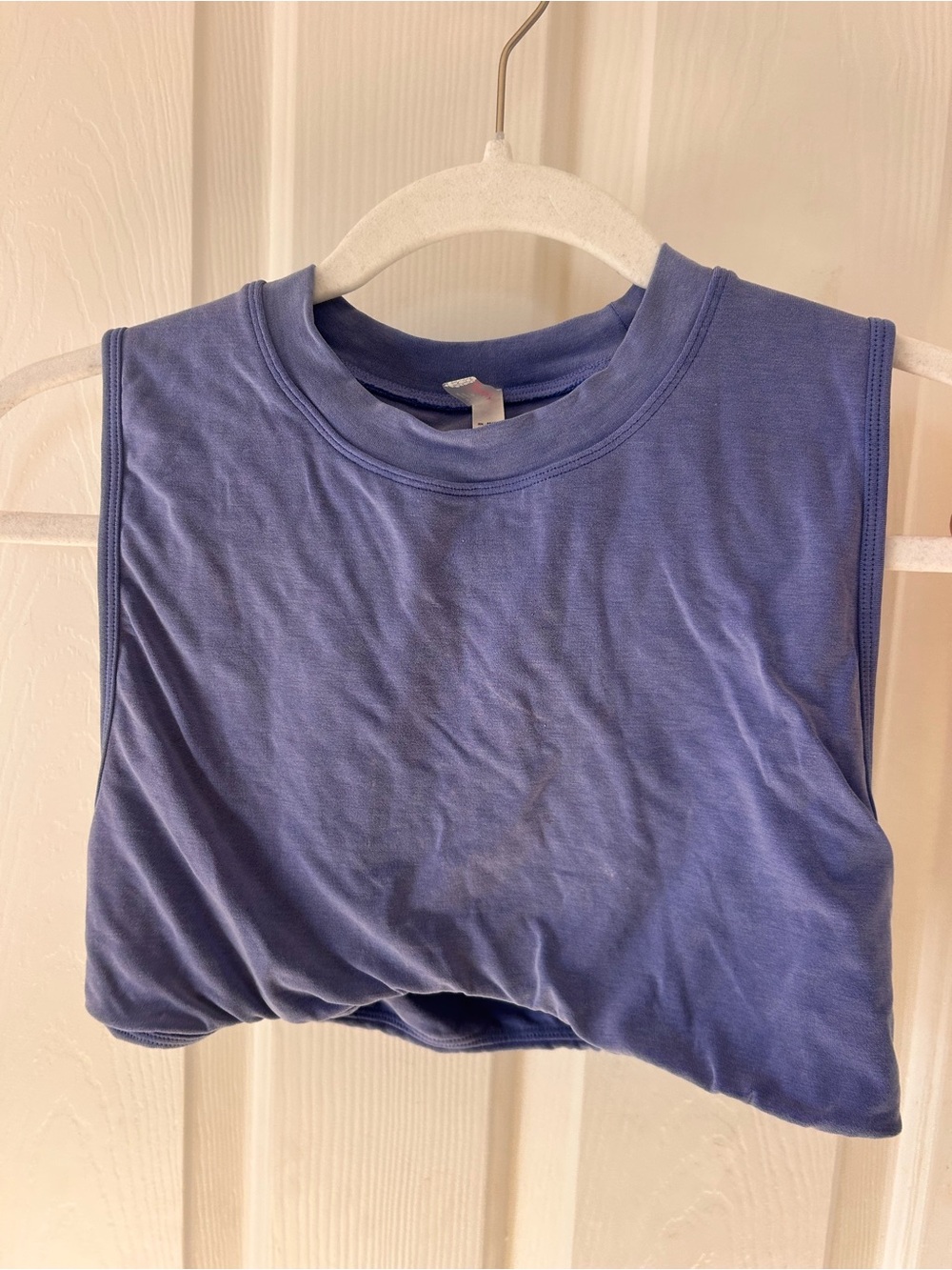 Free People Periwinkle Blue Cropped Tank